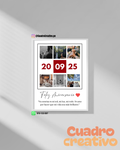 Cuadro Personalizado “Feliz Aniversario”
