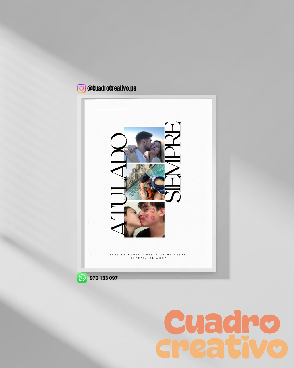 Cuadro Personalizado “A Tu Lado Siempre”