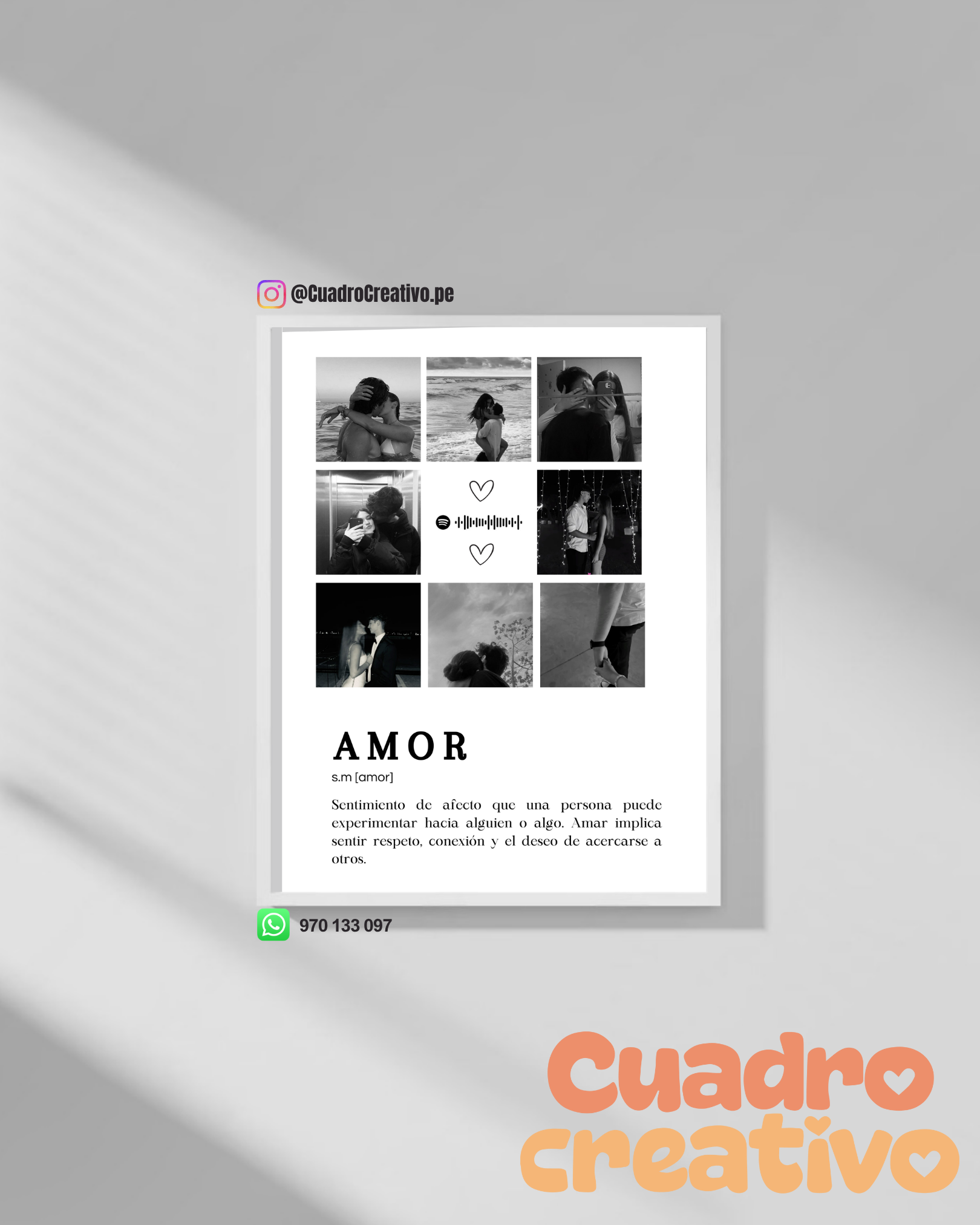 Cuadro Personalizado “Definición de Amor”