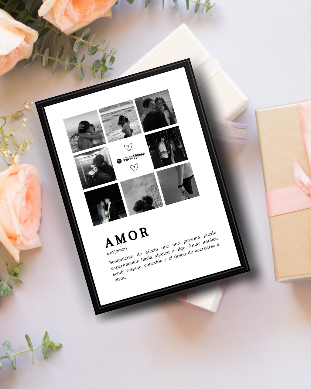 Cuadro Personalizado “Definición de Amor”