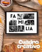 Cuadro Personalizado “Familia” – Donde Comienza la Vida y el Amor Nunca Termina