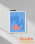 Cuadro Pokémon Magikarp & Gyarados (Blue Evolution Edition)
