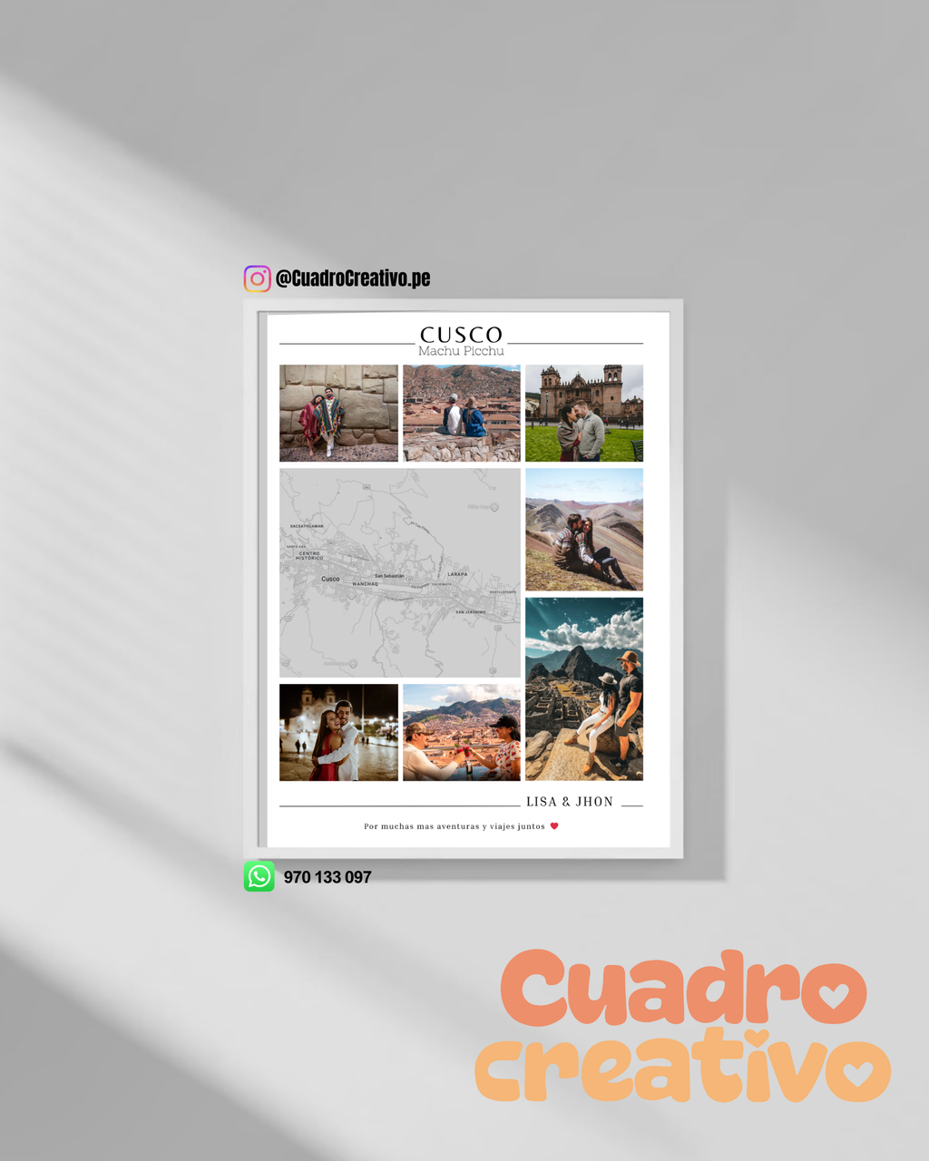 Cuadro Personalizado de Viajes – Tus Aventuras en un Recuerdo 🌎