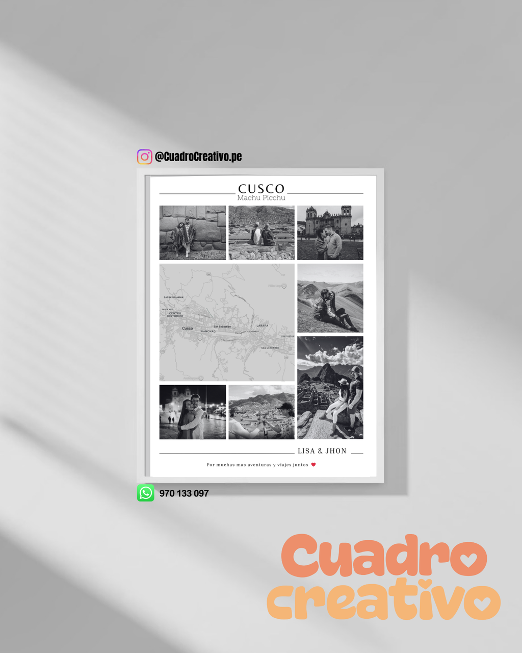 Cuadro Personalizado de Viajes – Tus Aventuras en un Recuerdo 🌎